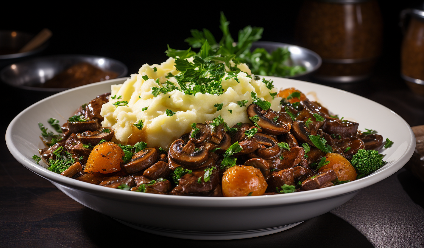 a-white-bowl-filled-with-mashed-potatoes-and-mushrooms